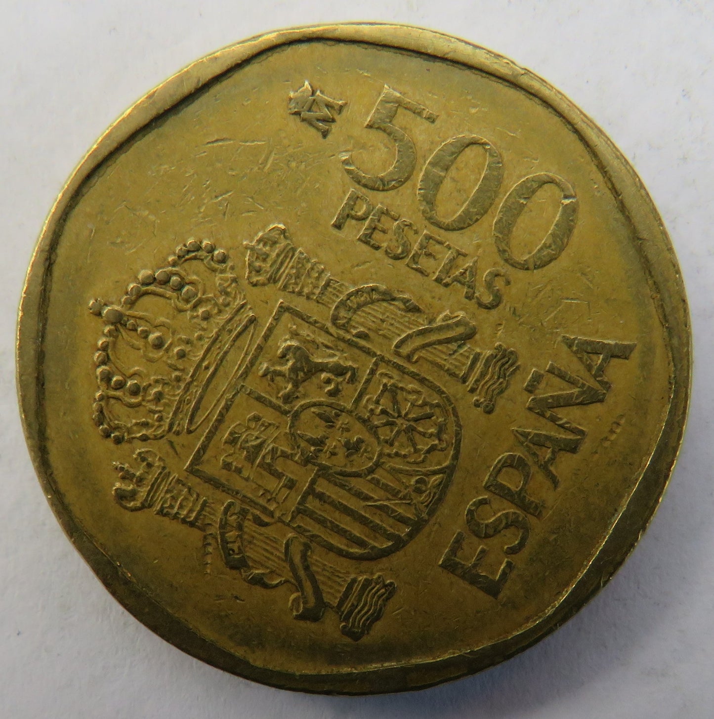 1987 Spain 500 Pesetas Coin
