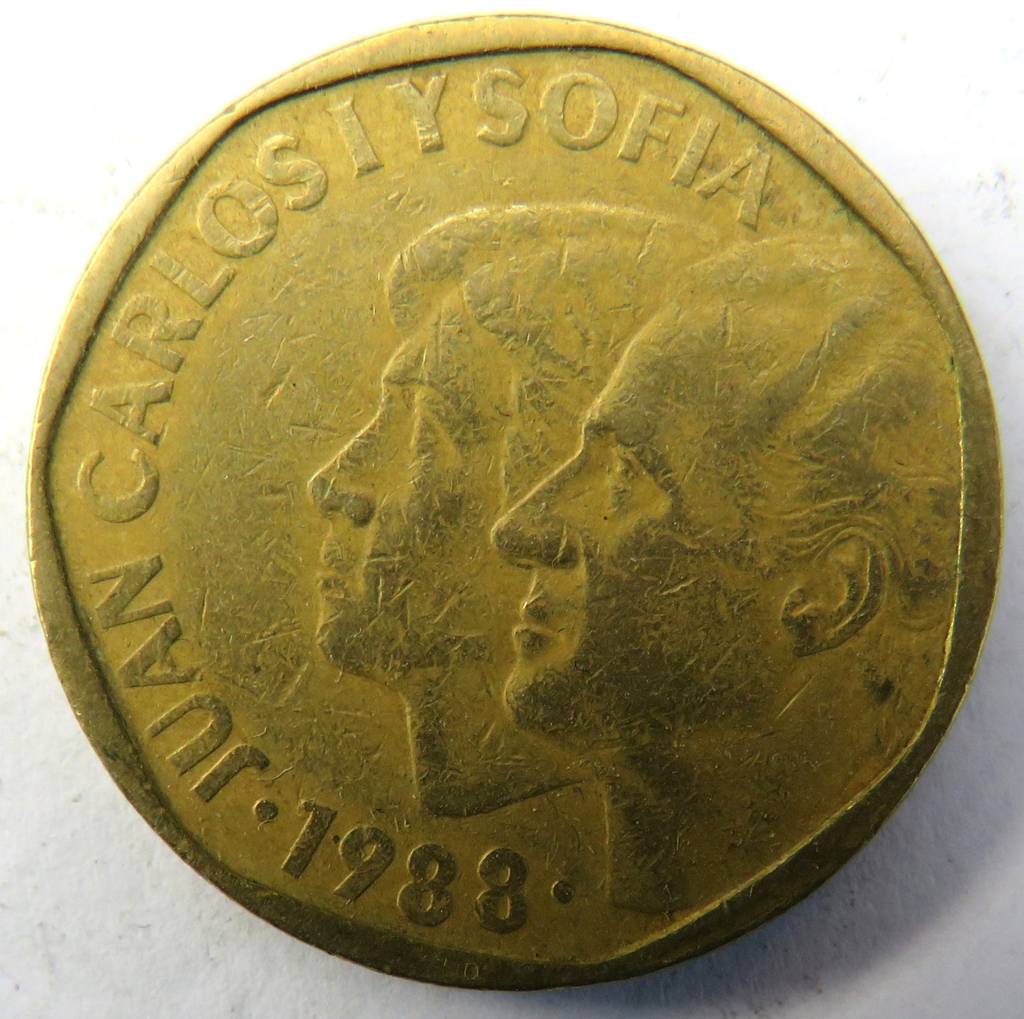 1988 Spain 500 Pesetas Coin
