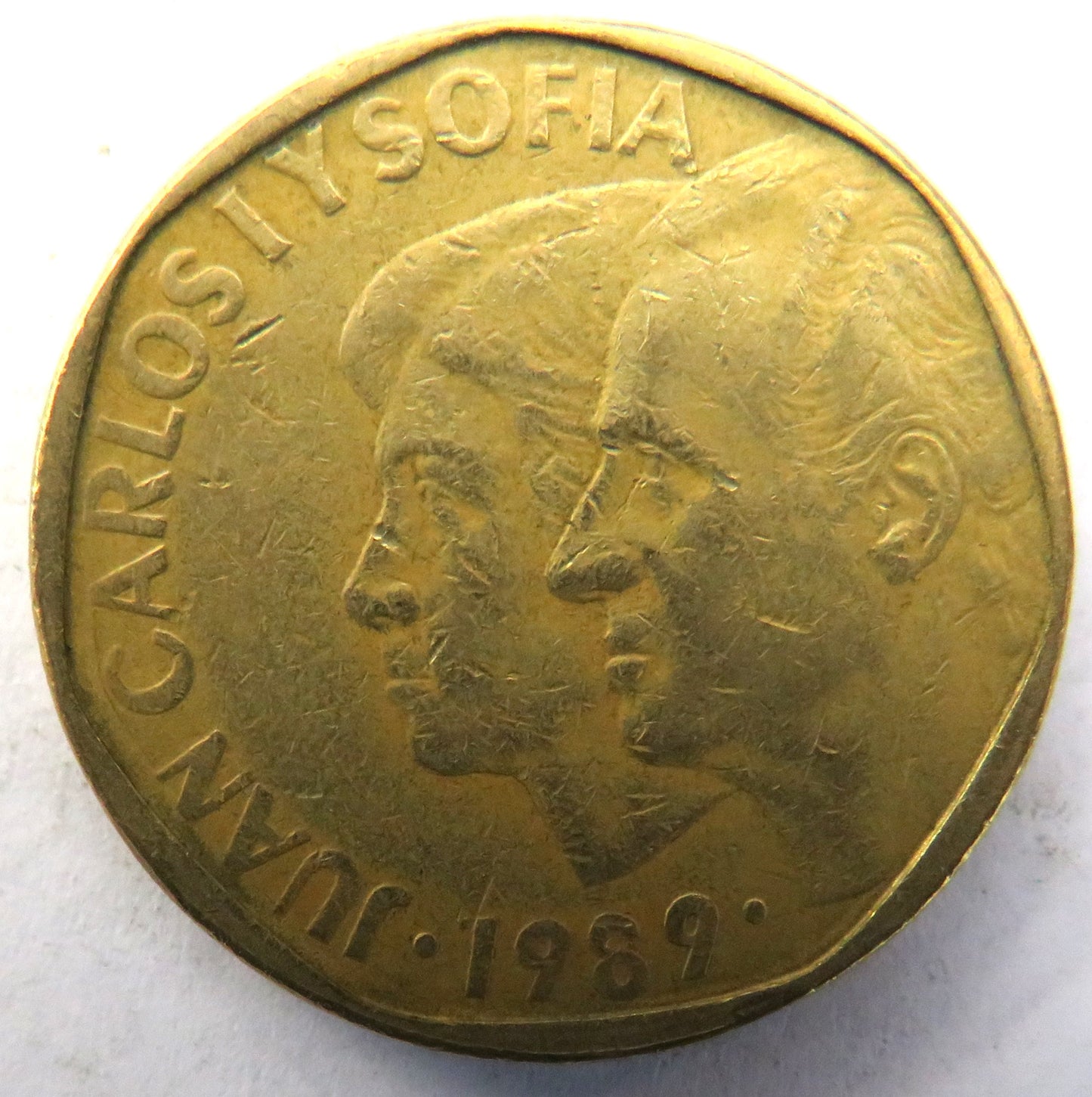 1989 Spain 500 Pesetas Coin