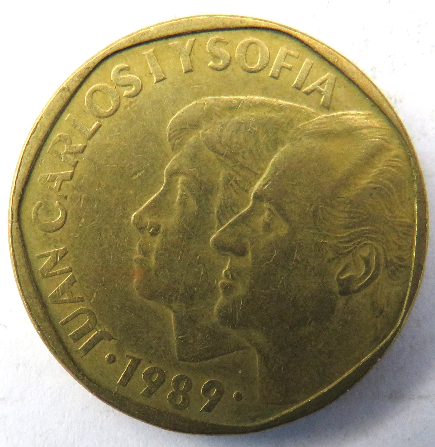 1989 Spain 500 Pesetas Coin