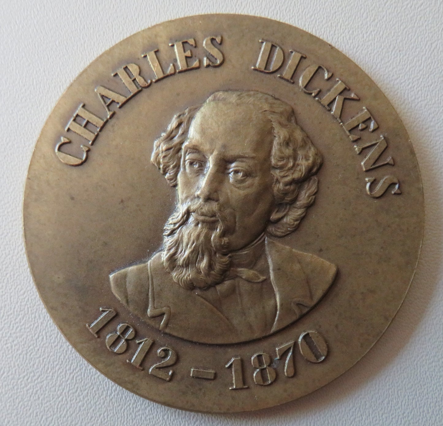 1812-1870 Charles Dickens Large Commemorative Medal