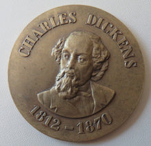 Load image into Gallery viewer, 1812-1870 Charles Dickens Large Commemorative Medal
