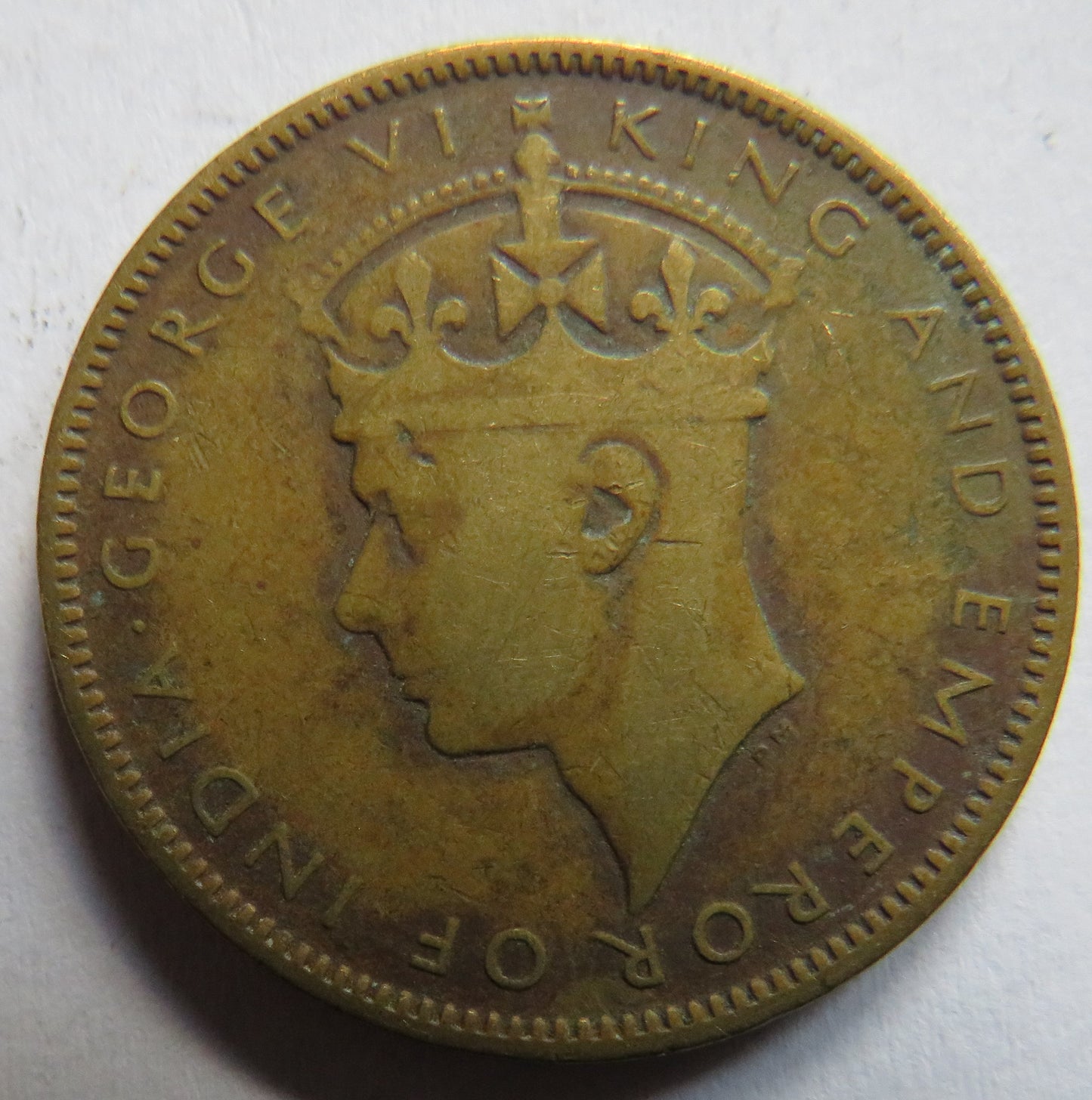 1942 King George VI Jamaica One Penny Coin
