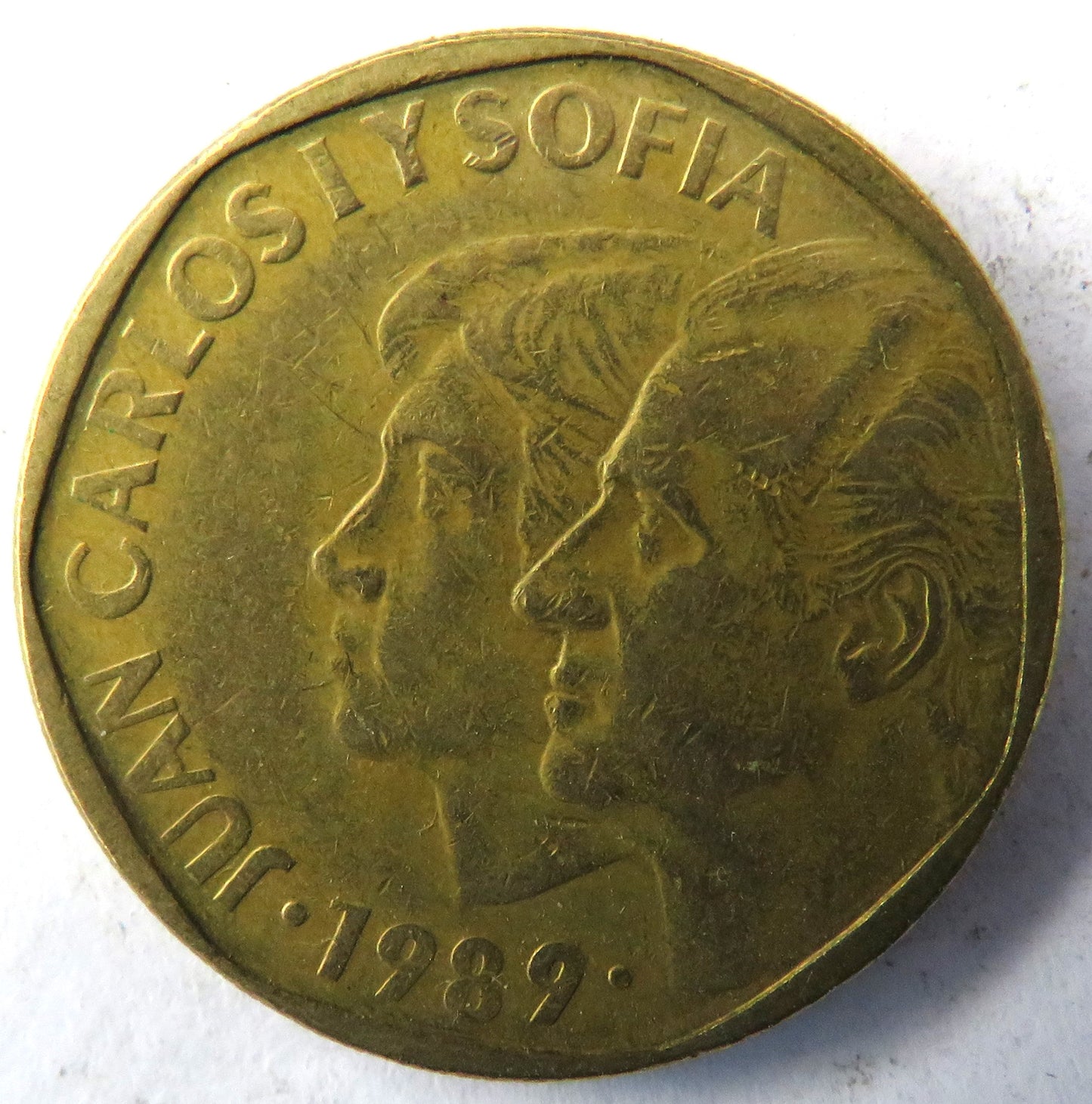 1989 Spain 500 Pesetas Coin