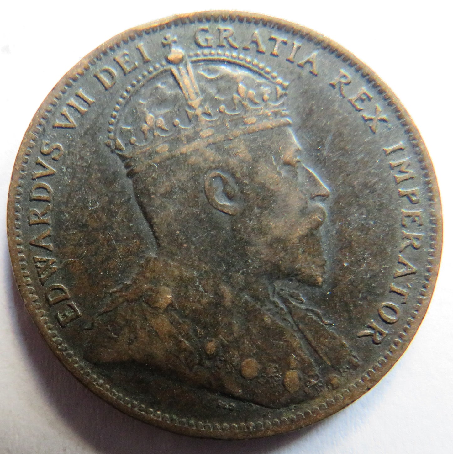 1909 King Edward VII Newfoundland One Cent Coin