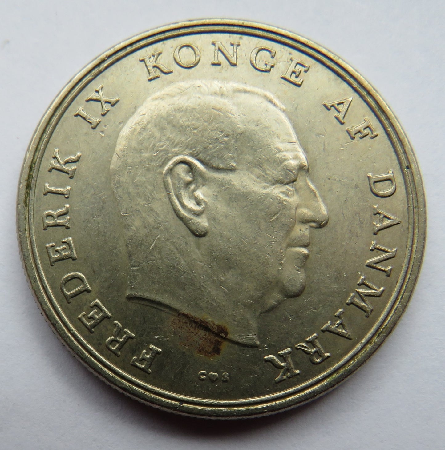 1971 Denmark 5 Kroner Coin