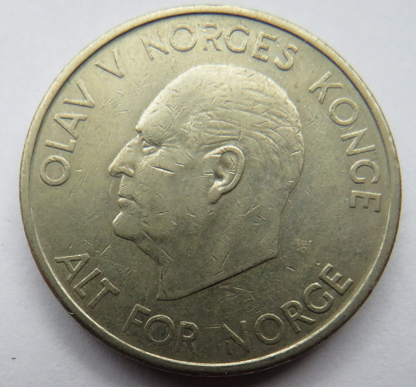 1963 Norway 5 Kroner Coin