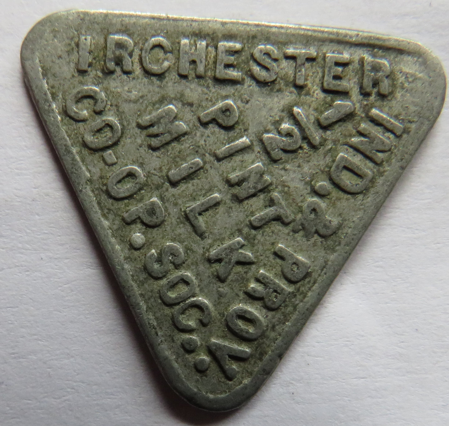 Irchester Cooperative Society 1/2 Pint Milk Token