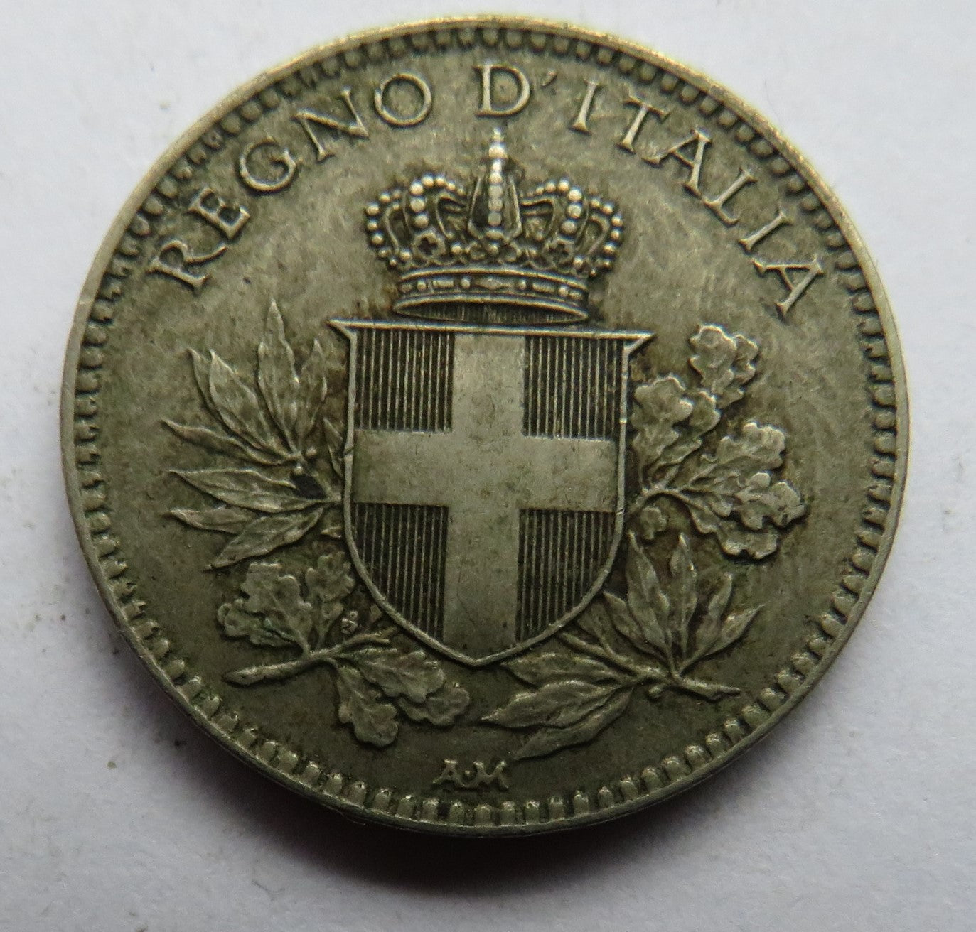 1919 Italy 20 Centesimi Coin