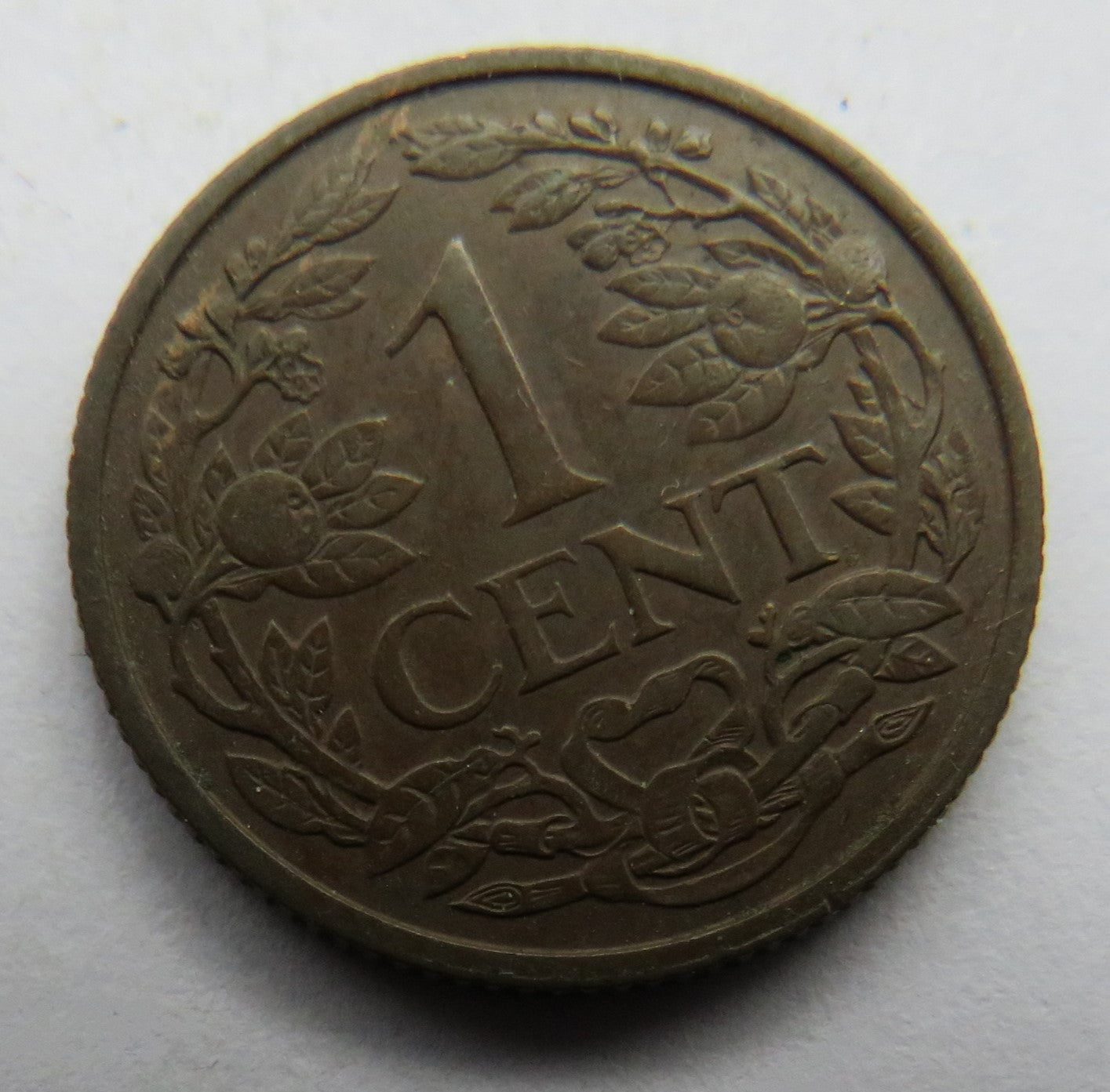 1940 Netherlands One Cent Coin