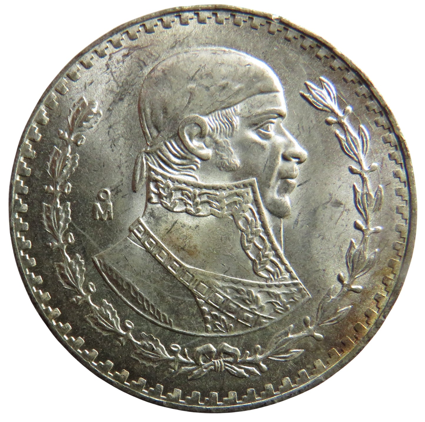 1964 Mexico Silver One Peso Coin
