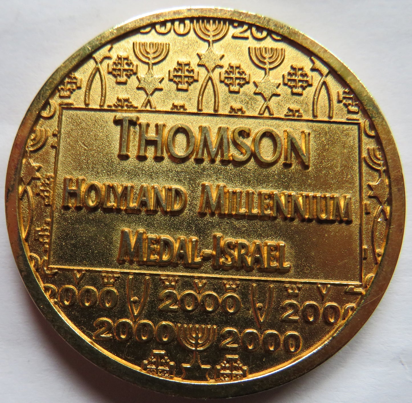 2000 Thomson Holyland Millennium Medal Israel