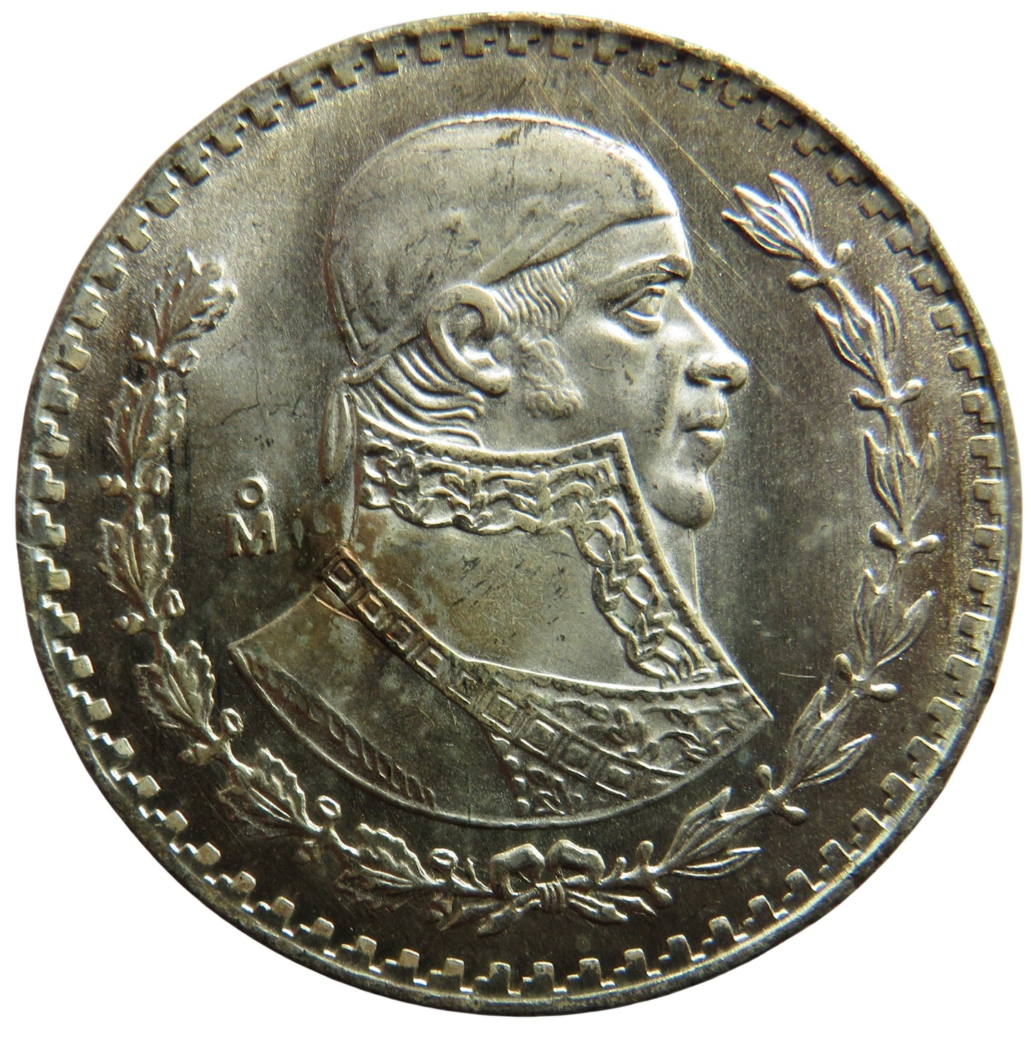 1963 Mexico Silver One Peso Coin