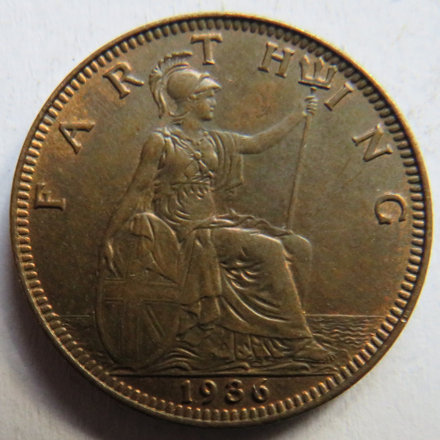 1936 King George V Farthing Coin In High Grade - Great Britain