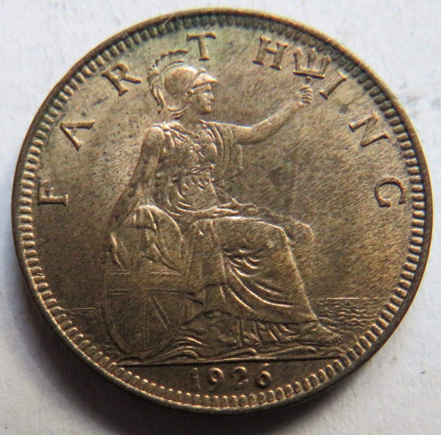 1926 King George V Farthing Coin In High Grade - Great Britain