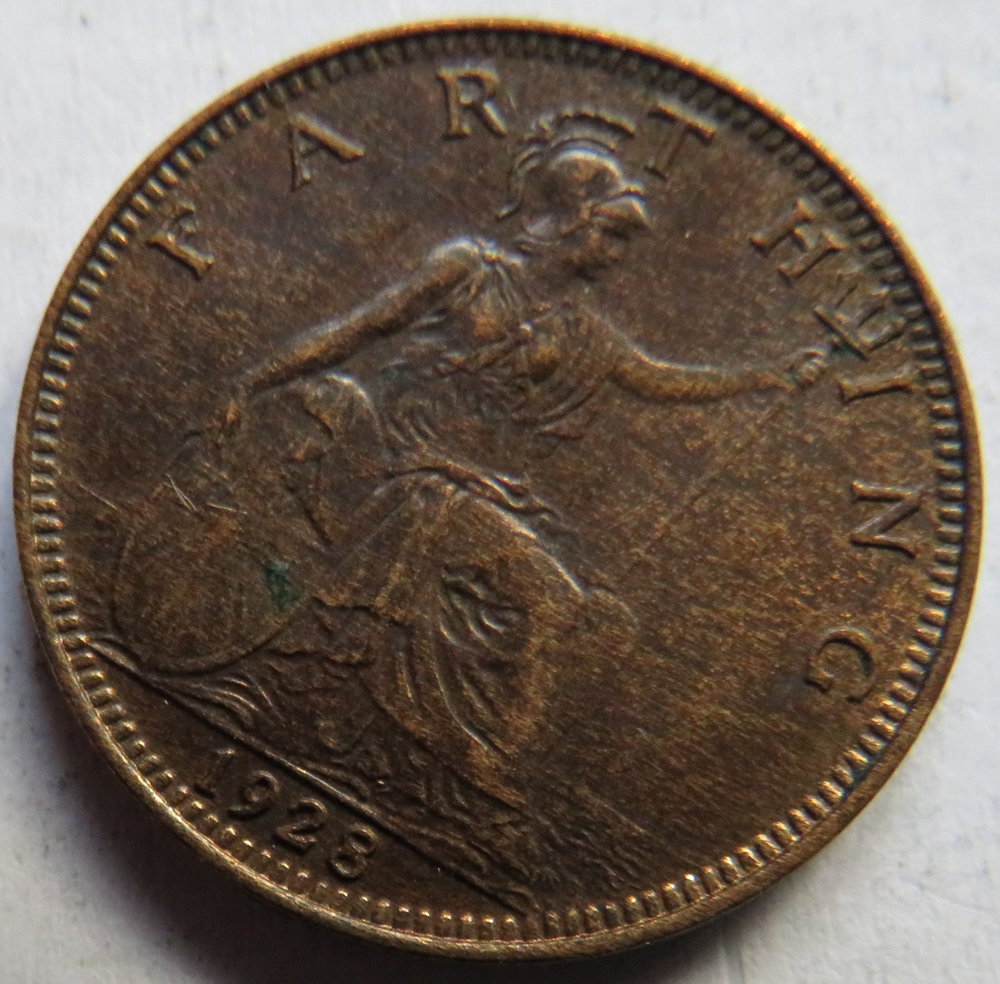 1928 King George V Farthing Coin In Higher Grade - Great Britain