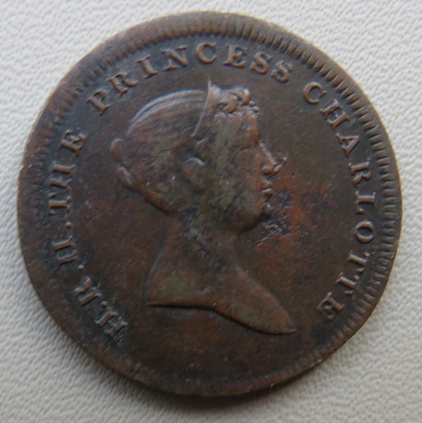 H.R.H Princess Charlotte Britain Mourns Her Princess Dead 1817 Medal