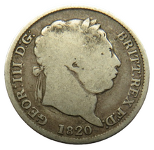 Load image into Gallery viewer, 1820 King George III Silver Shilling Coin - Great Britain
