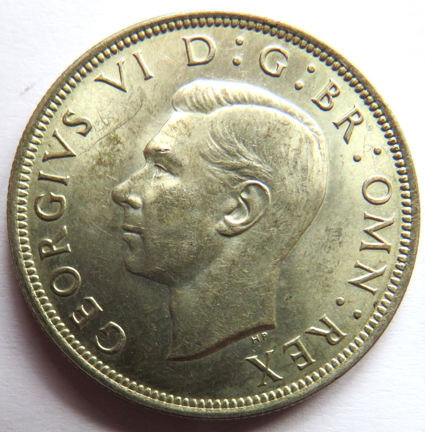1945 King George VI Silver Halfcrown Coin In High Grade - Great Britain