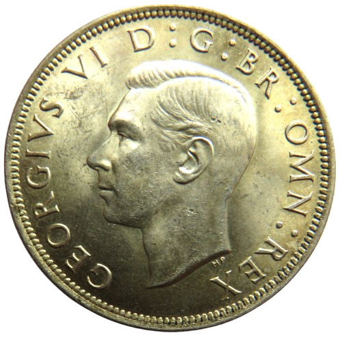 1945 King George VI Silver Halfcrown Coin In High Grade - Great Britain