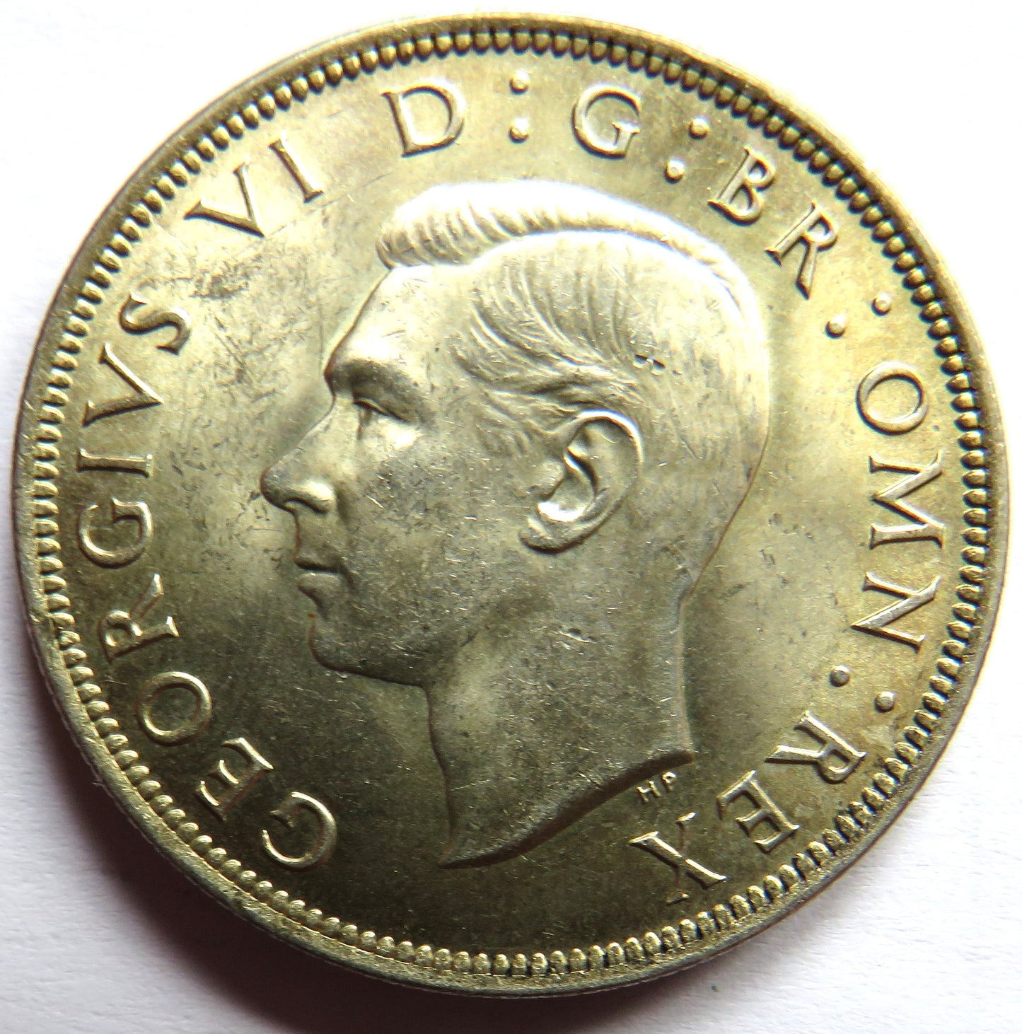 1945 King George VI Silver Halfcrown Coin In High Grade - Great Britain