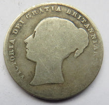 Load image into Gallery viewer, 1846 Queen Victoria Young Head Silver Shilling Coin
