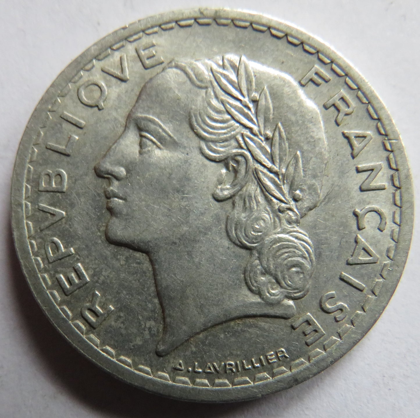 1945 France 5 Francs Coin