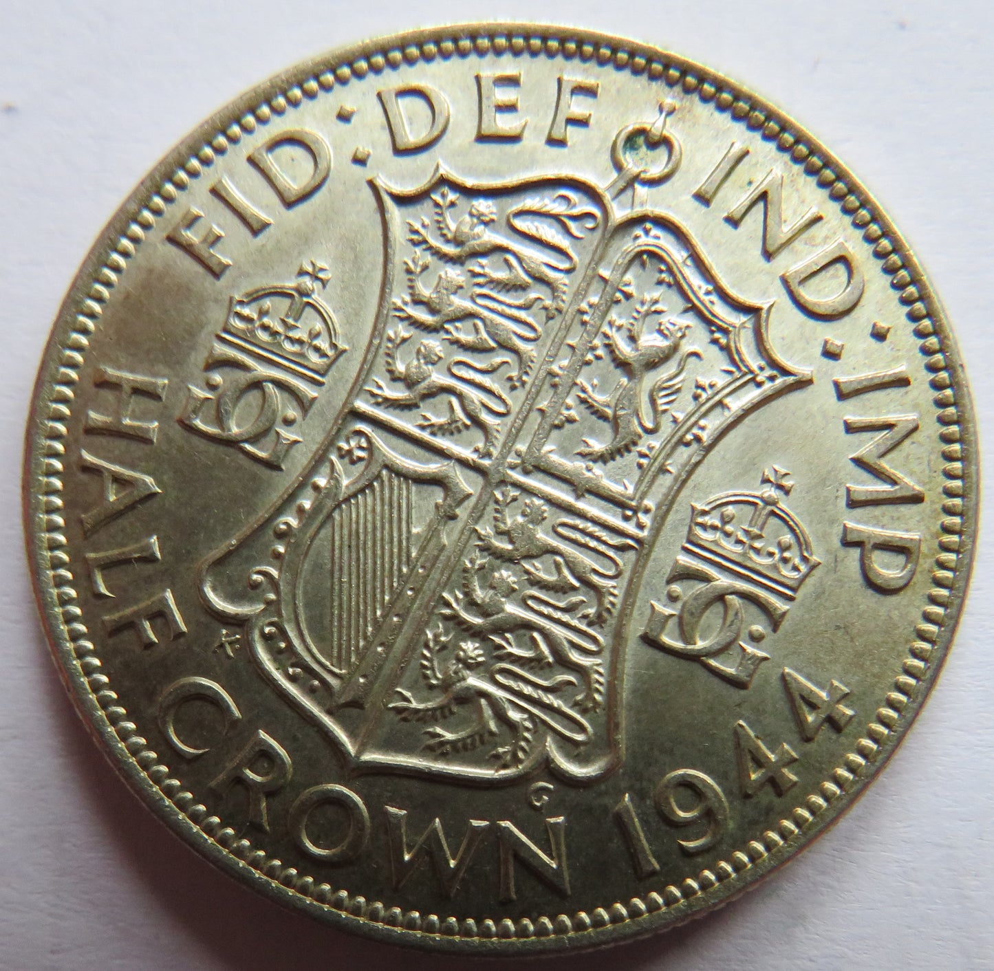 1944 King George VI Silver Halfcrown Coin In High Grade - Great Britain