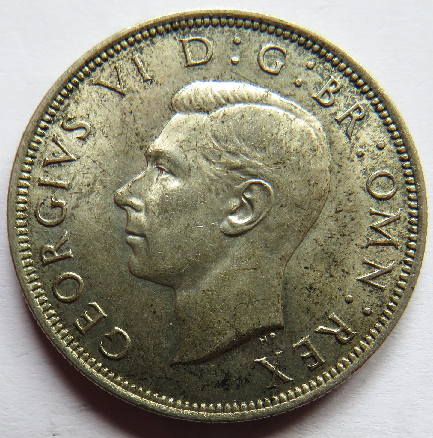 1944 King George VI Silver Halfcrown Coin In High Grade - Great Britain