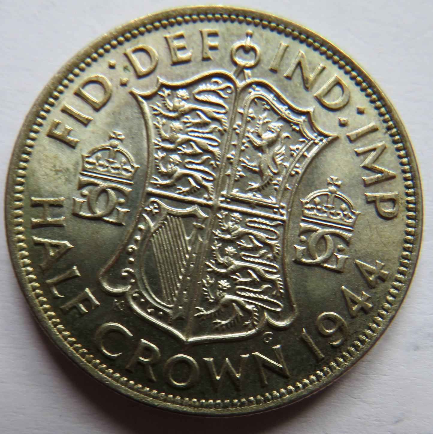 1944 King George VI Silver Halfcrown Coin In High Grade - Great Britain