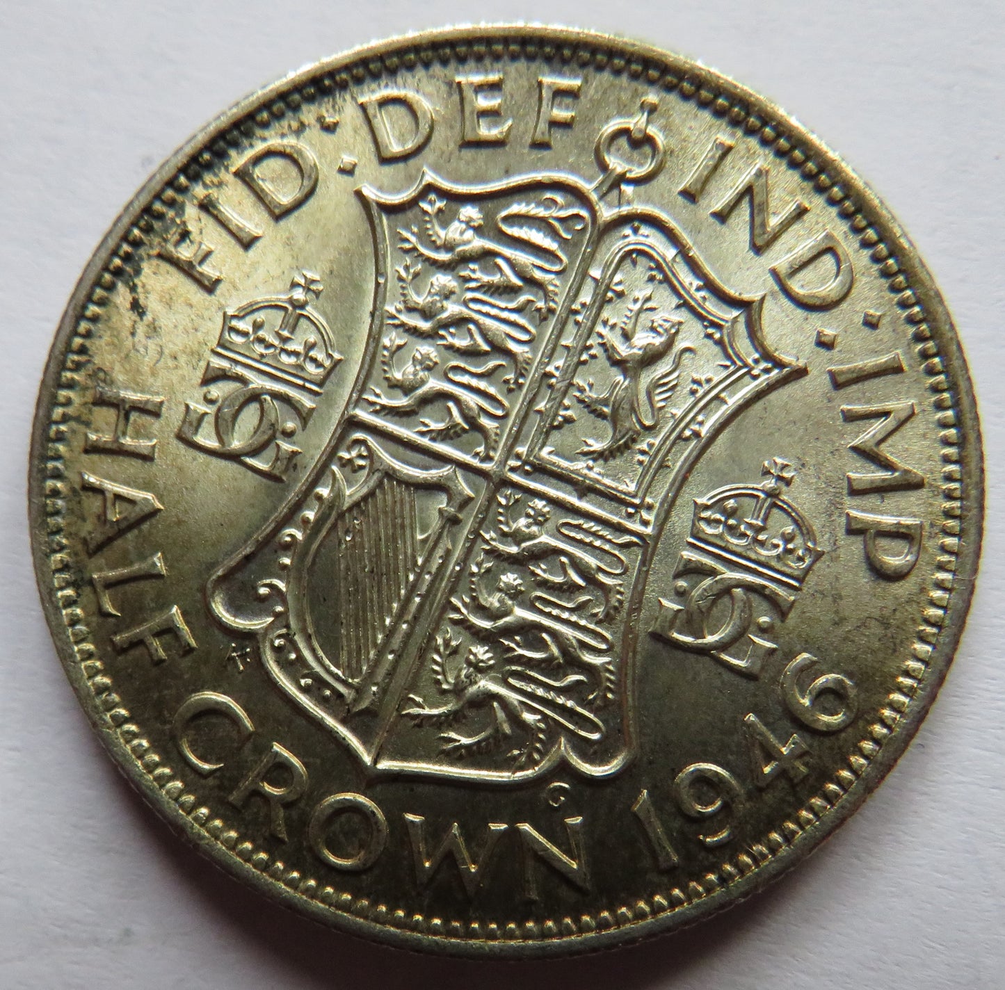 1946 King George VI Silver Halfcrown Coin In High Grade - Great Britain