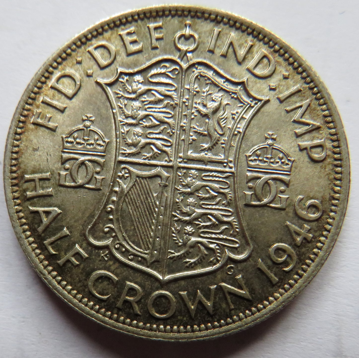 1946 King George VI Silver Halfcrown Coin In High Grade - Great Britain