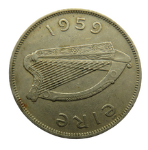 Load image into Gallery viewer, 1959 Ireland Eire Halfcrown Coin
