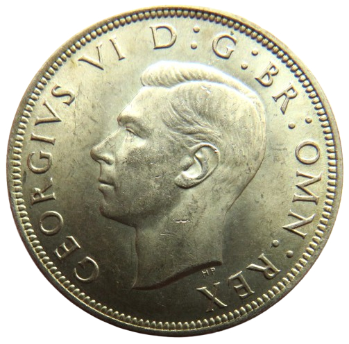 1945 King George VI Silver Halfcrown Coin In High Grade - Great Britain