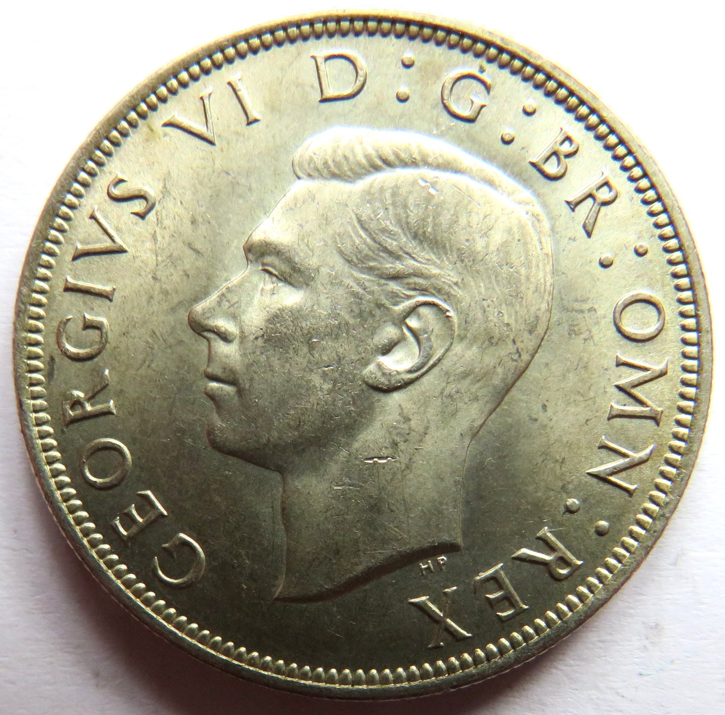 1945 King George VI Silver Halfcrown Coin In High Grade - Great Britain