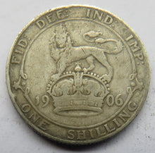Load image into Gallery viewer, 1906 King Edward VII Silver Shilling Coin - Great Britain
