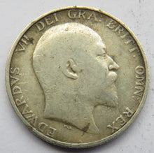 Load image into Gallery viewer, 1910 King Edward VII Silver Shilling Coin - Great Britain
