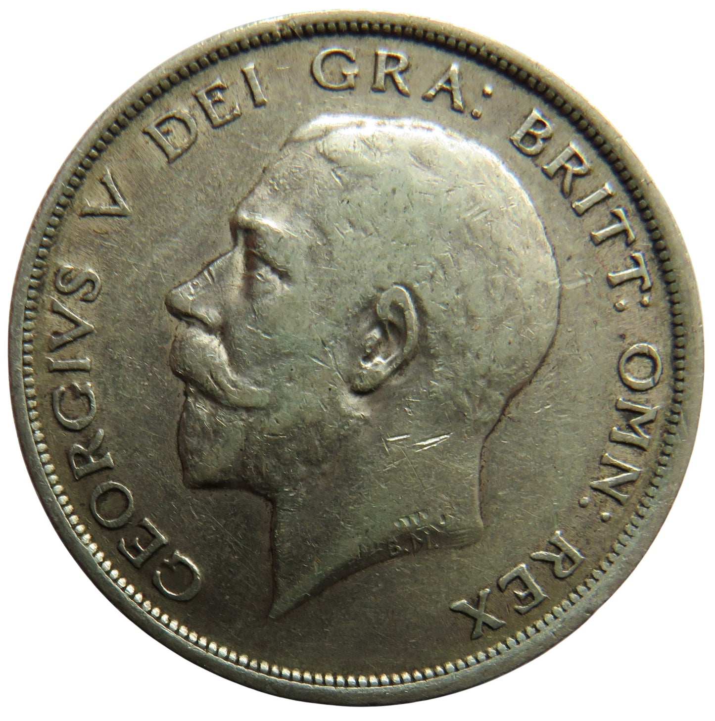 1918 King George V Silver Halfcrown Coin - Great Britain