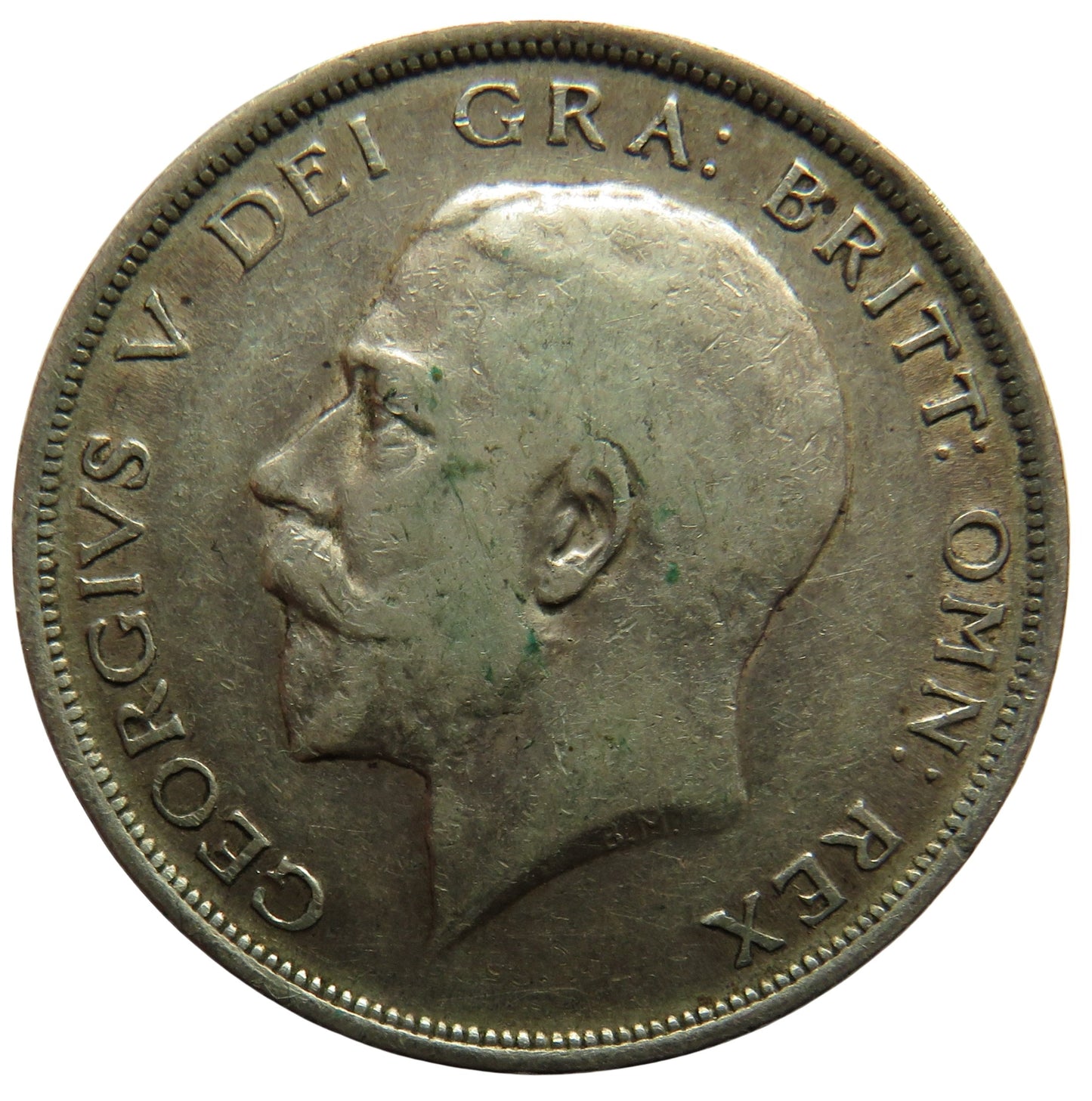 1918 King George V Silver Halfcrown Coin - Great Britain