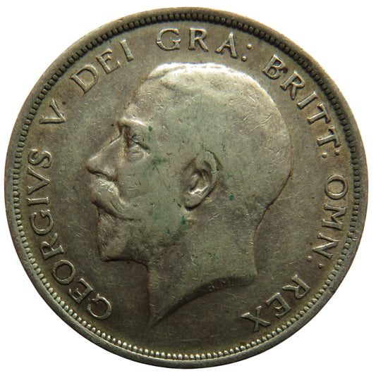 1918 King George V Silver Halfcrown Coin - Great Britain