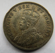 Load image into Gallery viewer, 1924 King George V East Africa Silver One Shilling Coin
