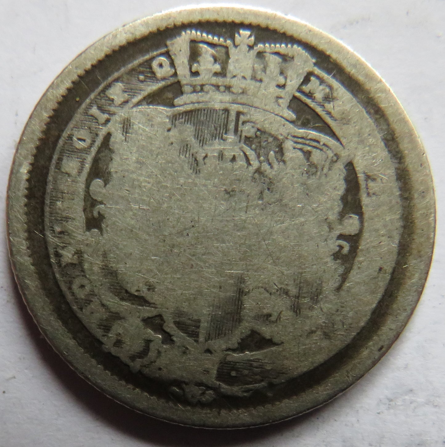 1817 King George III Silver Shilling Coin - Great Britain