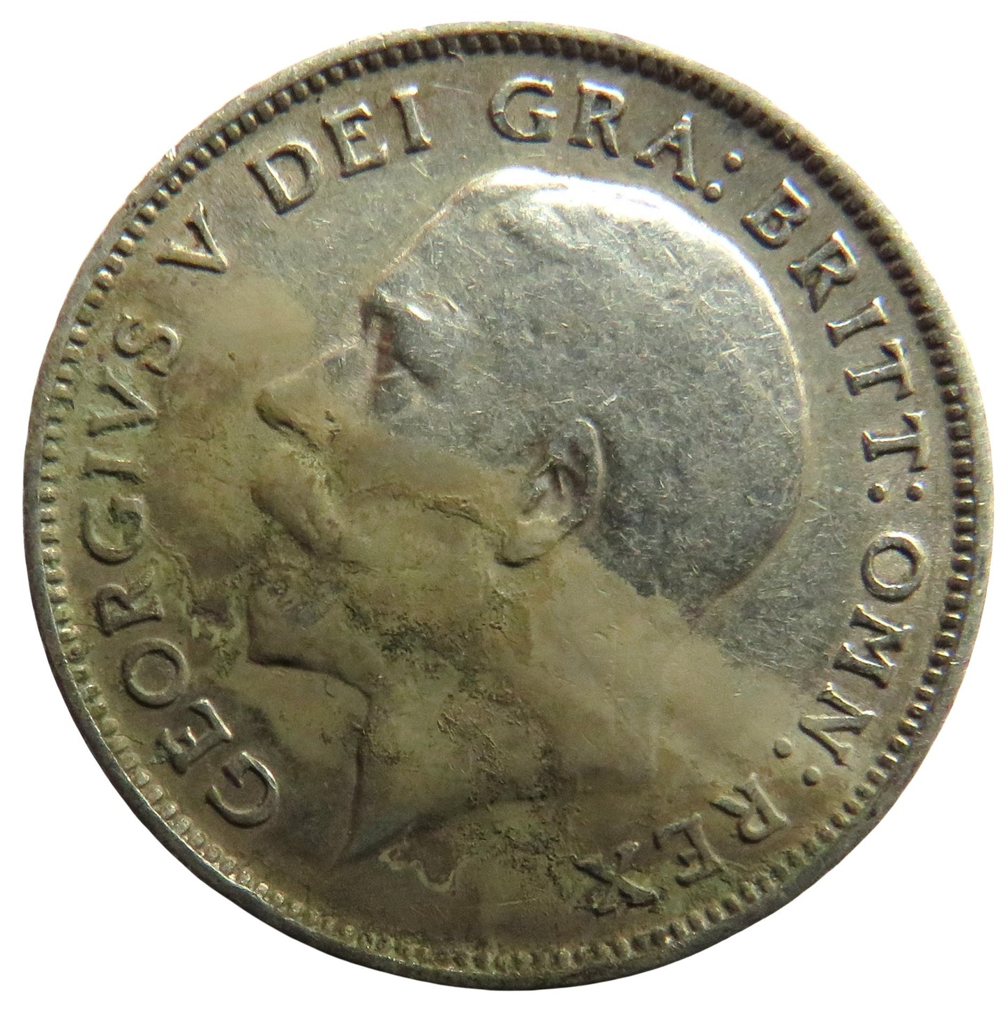 1912 King George V Silver Sixpence Coin - Great Britain