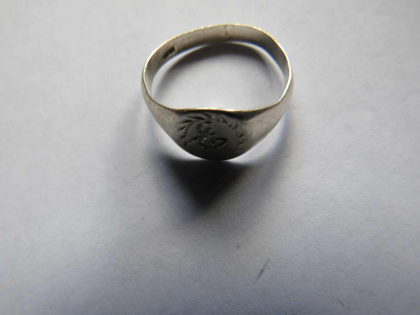 Vintage Ladies Silver Ring - UK Size - O
