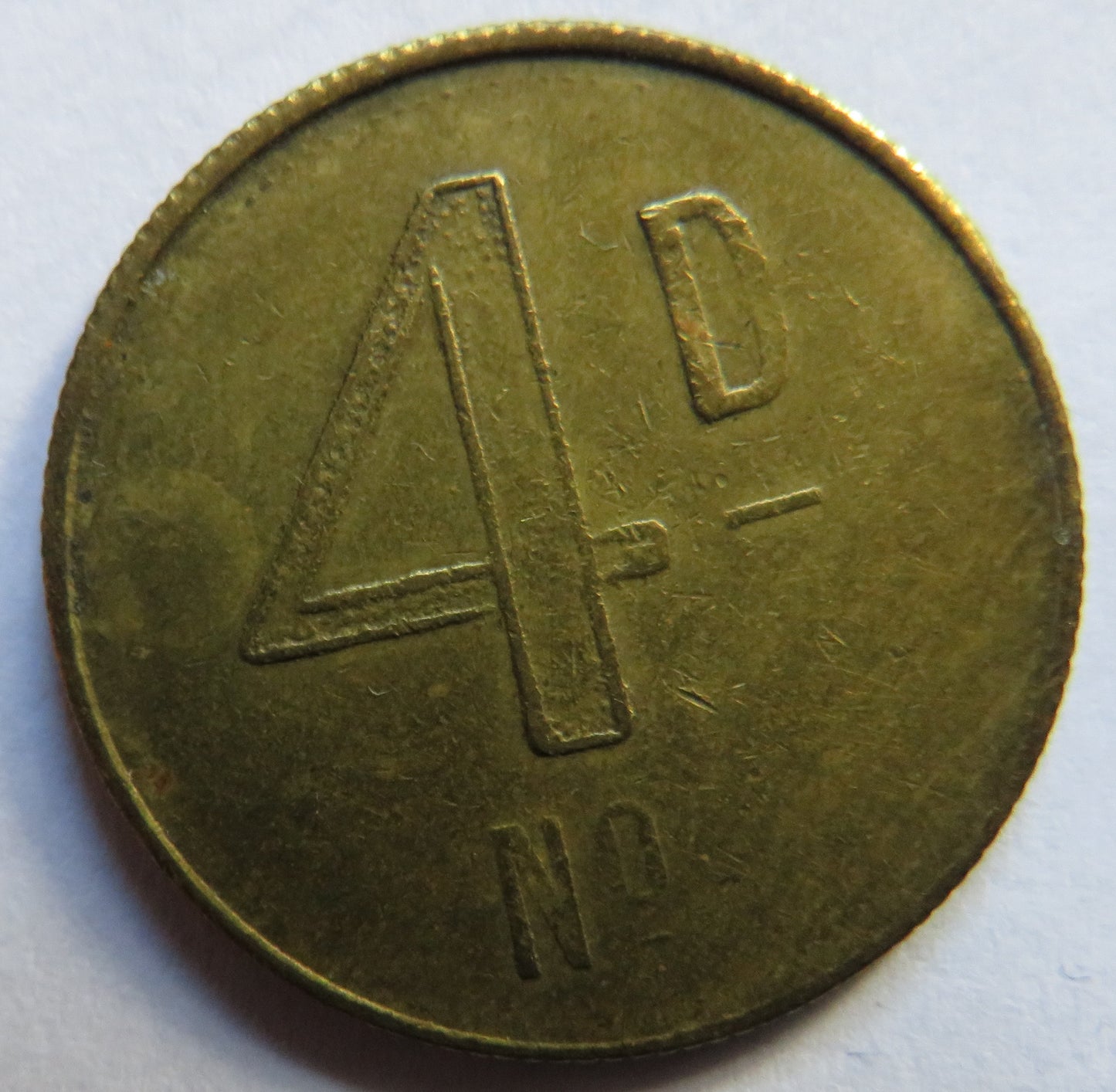 Vintage Ogee 4d Token