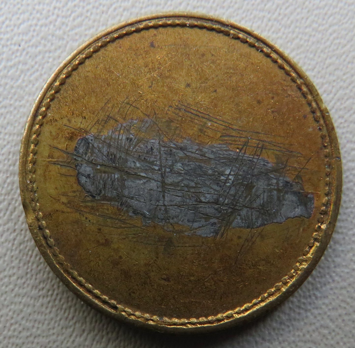 Queen Alexandra & King Edward VII 1902 Coronation Badge / Token