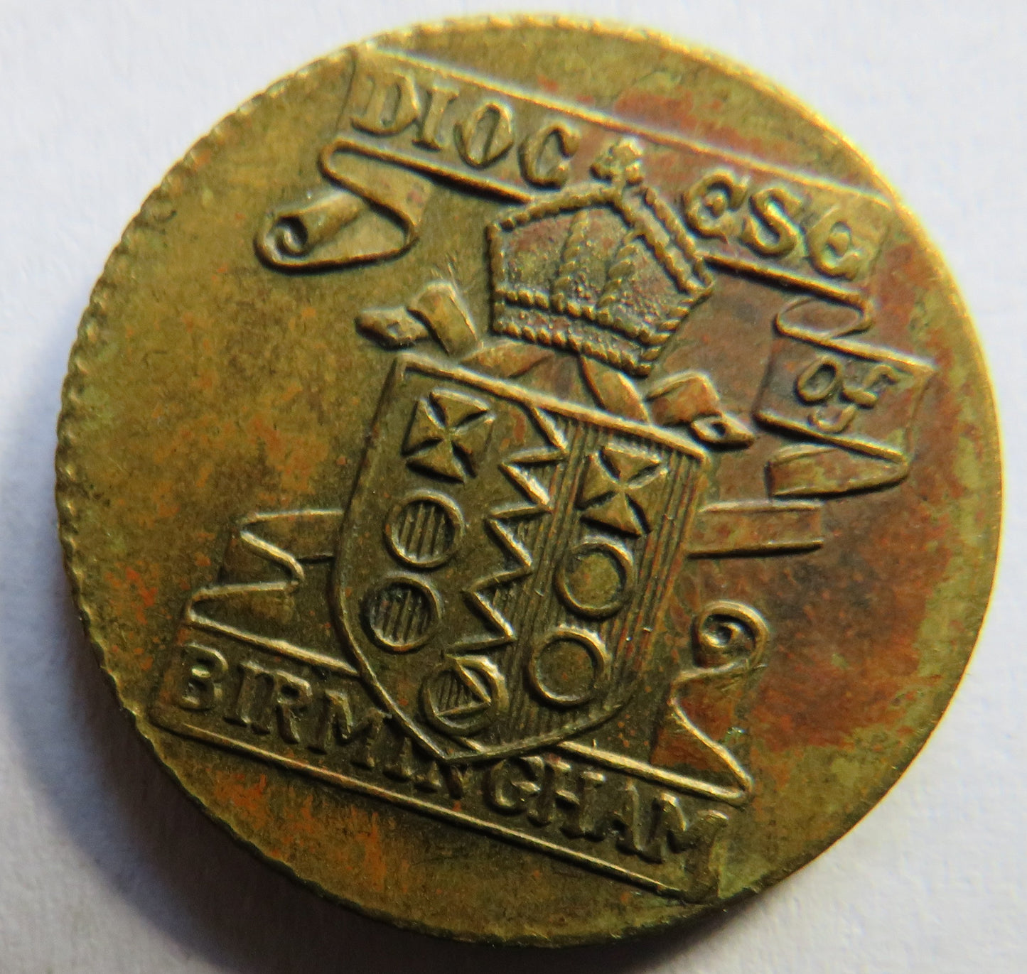 Cathedral Bazaar Birmingham Token 1928 Spend me As A Sixpence