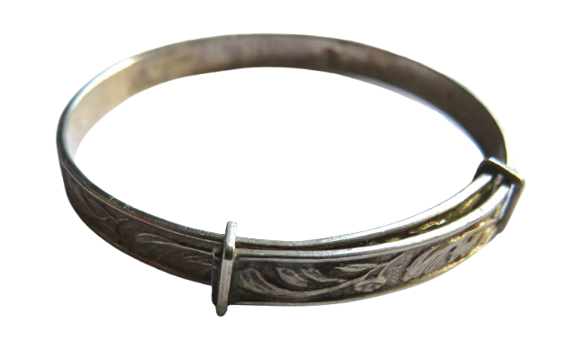 Vintage Sterling Silver Babies Bangle