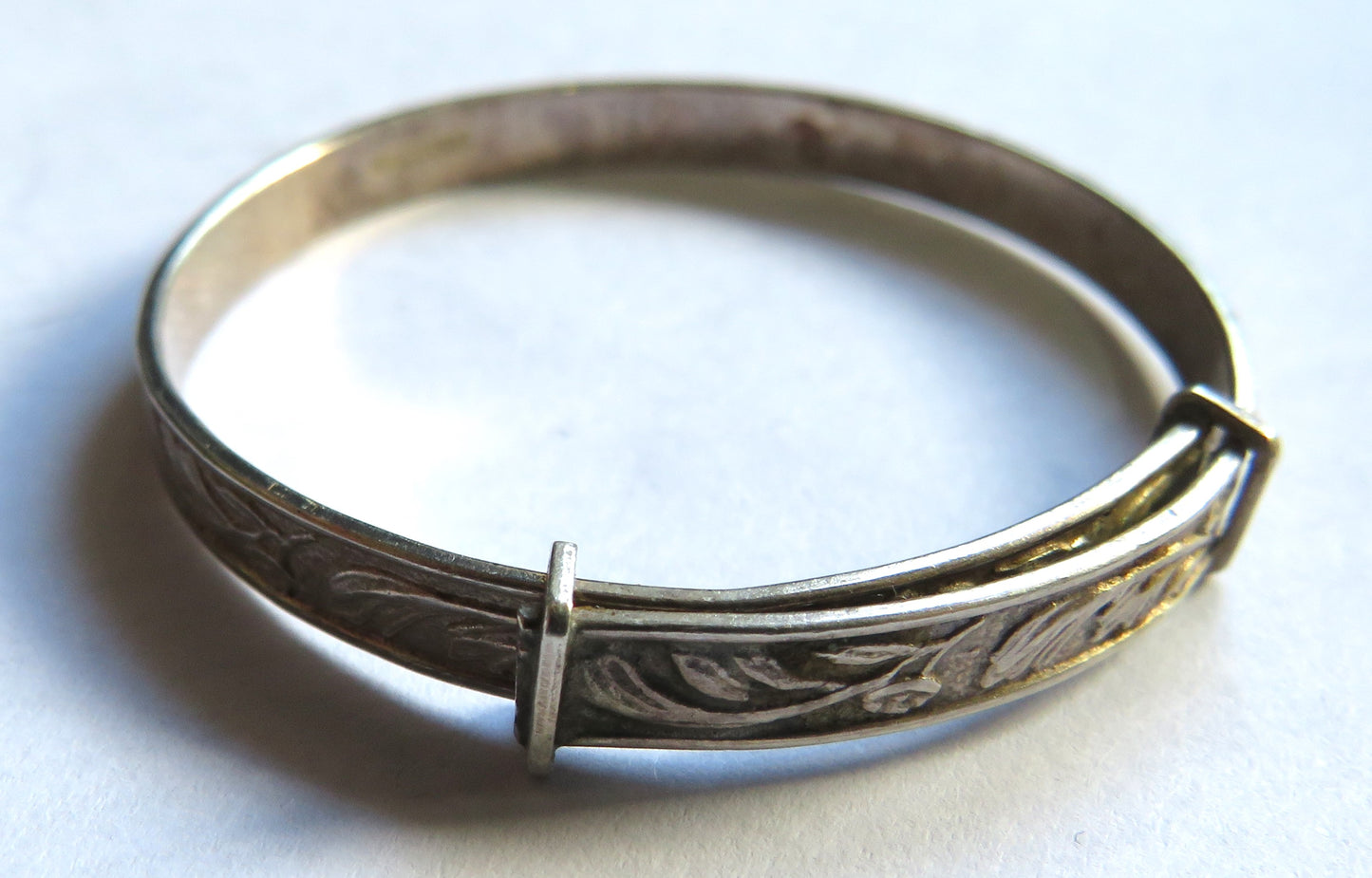 Vintage Sterling Silver Babies Bangle