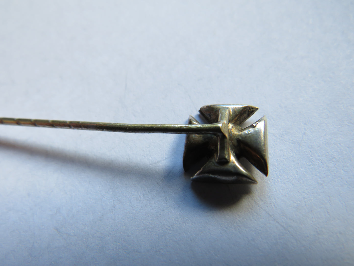 Vintage Silver & Agate Scottish Stick Pin Brooch